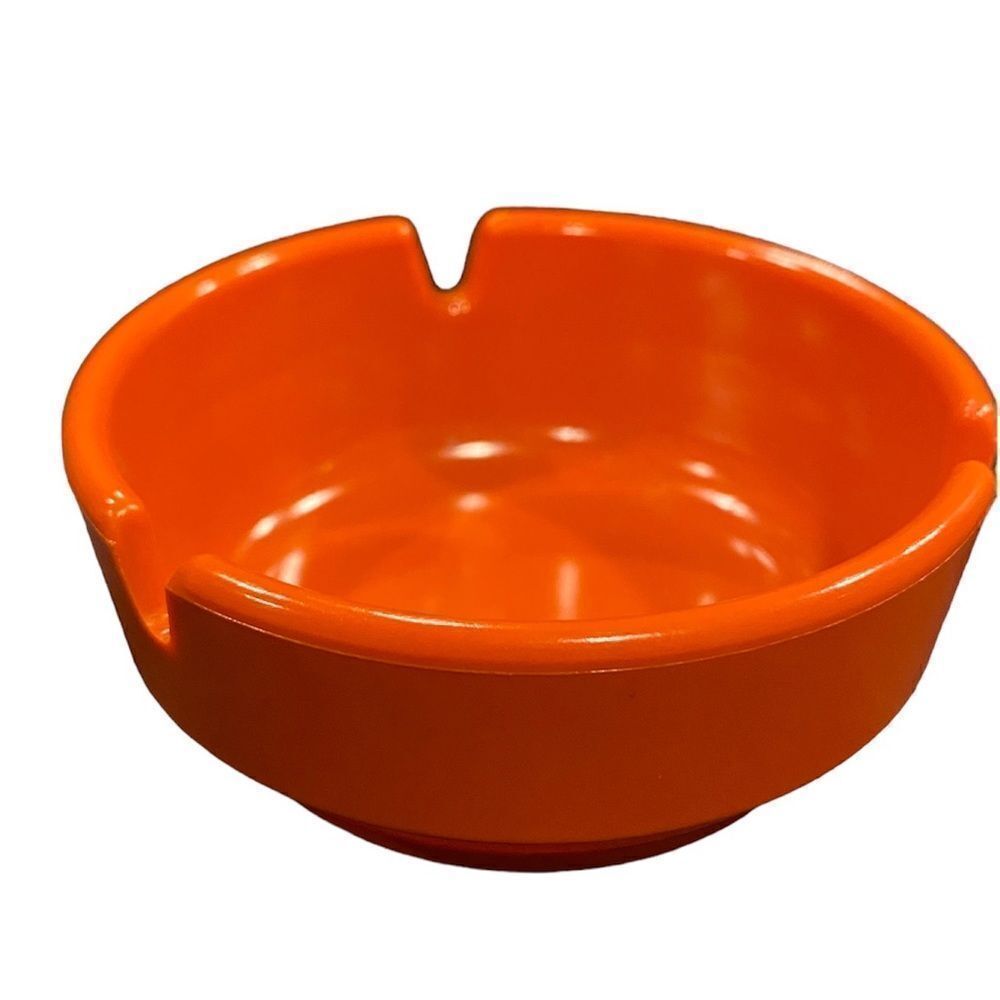 Ges Line vintage Ashtray 70’s Style Orange 3”